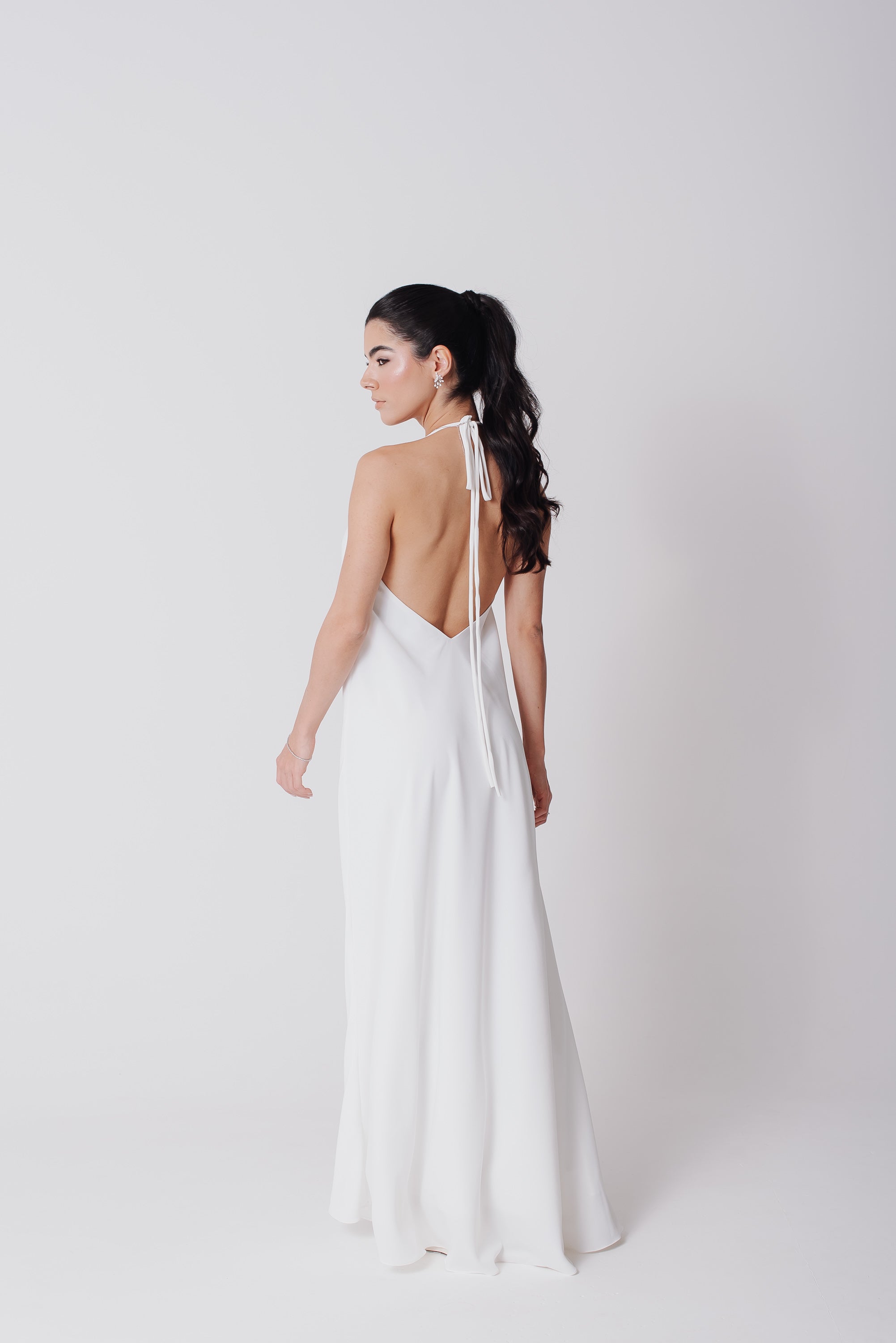 Vestido Longo Alcinha Lorena Off White Saphir