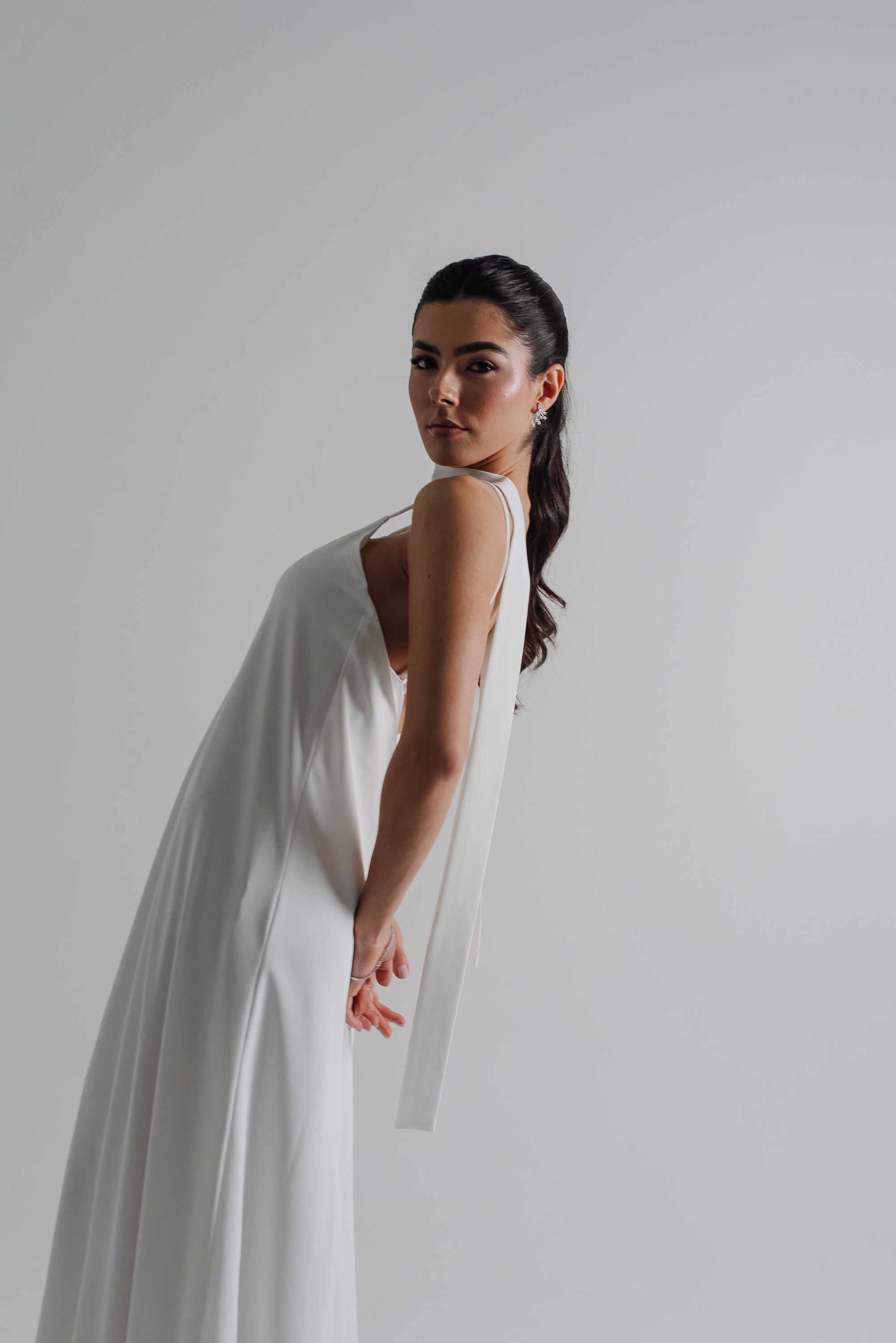 Vestido Longo Alcinha Lorena Off White Saphir