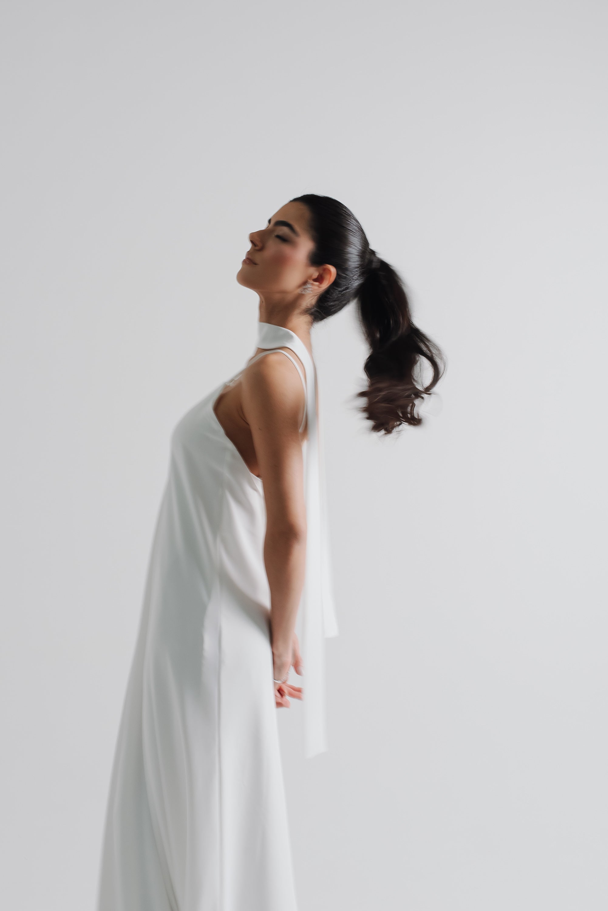 Vestido Longo Alcinha Lorena Off White Saphir