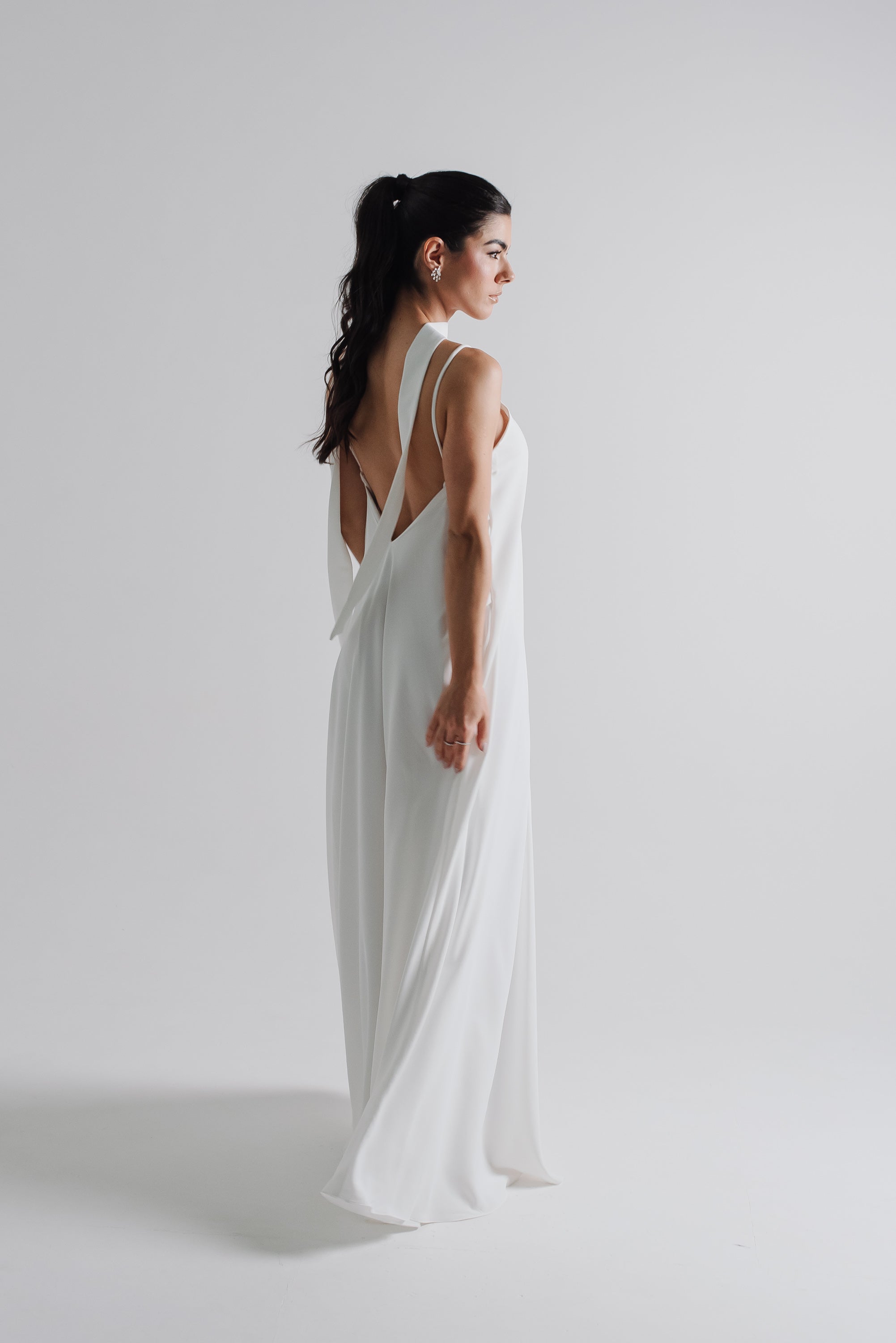 Vestido Longo Alcinha Lorena Off White Saphir