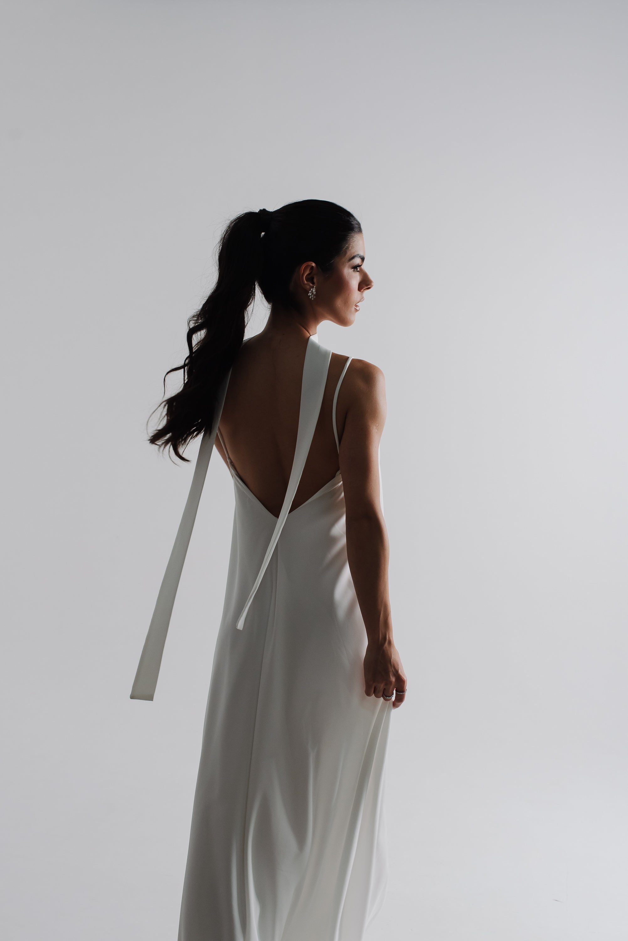 Vestido Longo Alcinha Lorena Off White Saphir