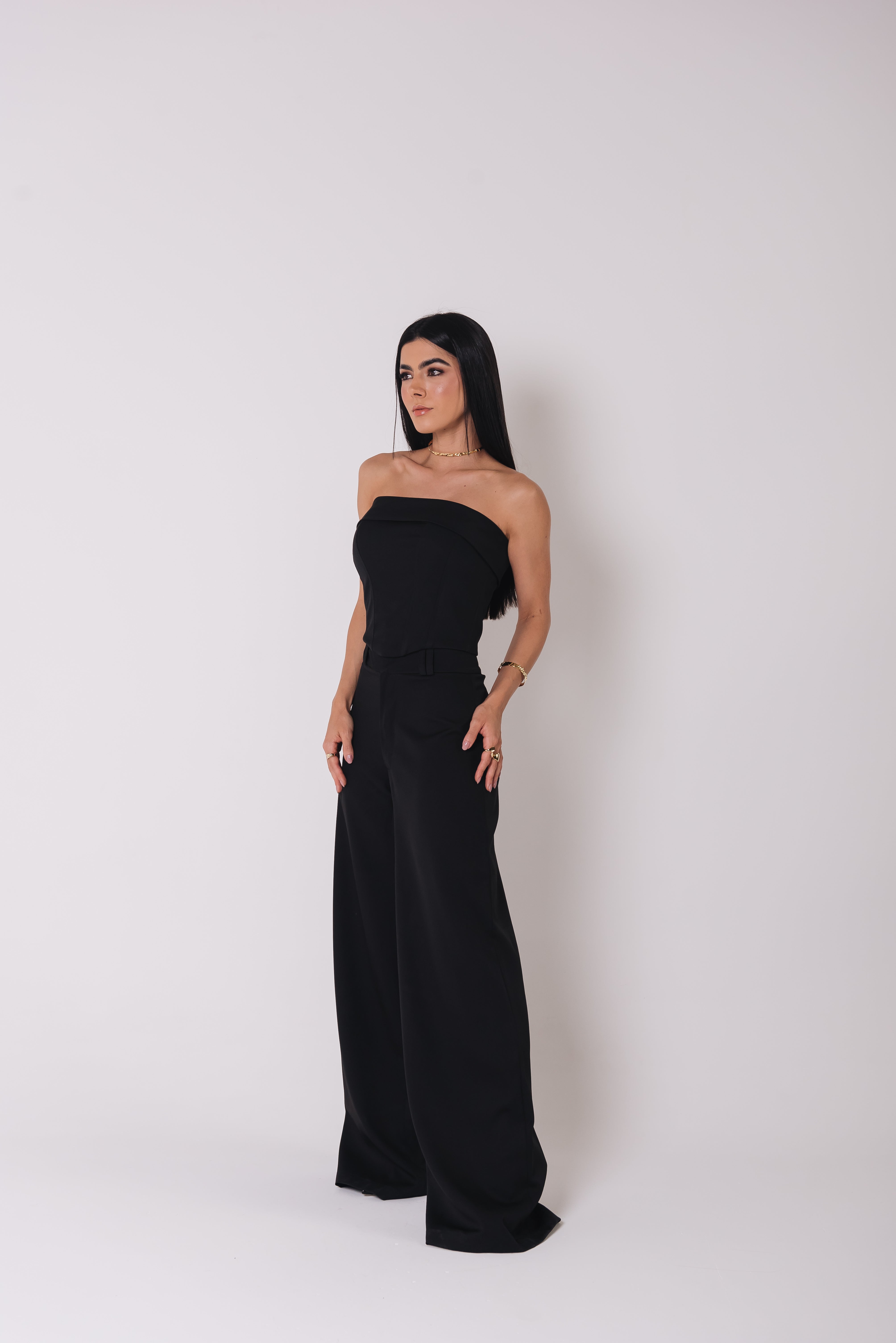 Corselet Feminino Cristal Preto Saphir