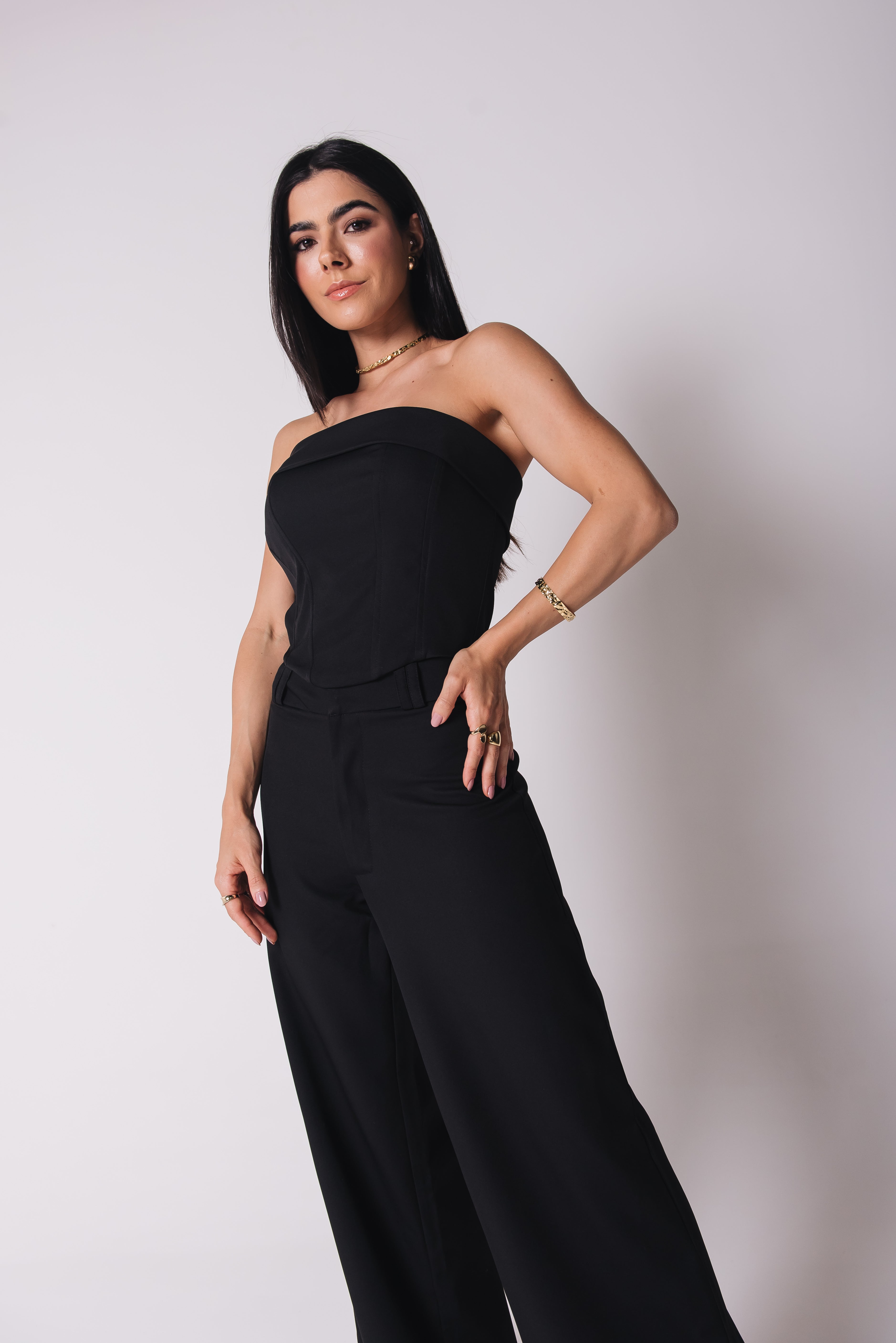 Corselet Feminino Cristal Preto Saphir