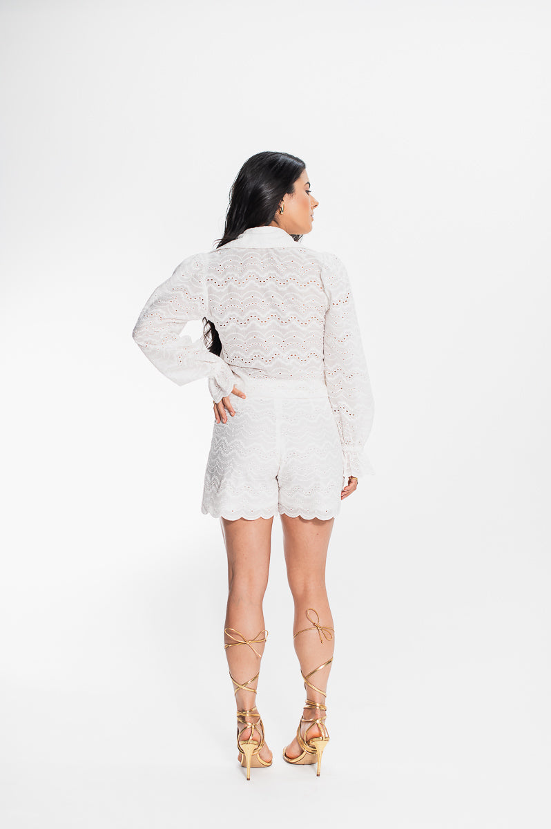 Short Laise Bianca Off White Saphir