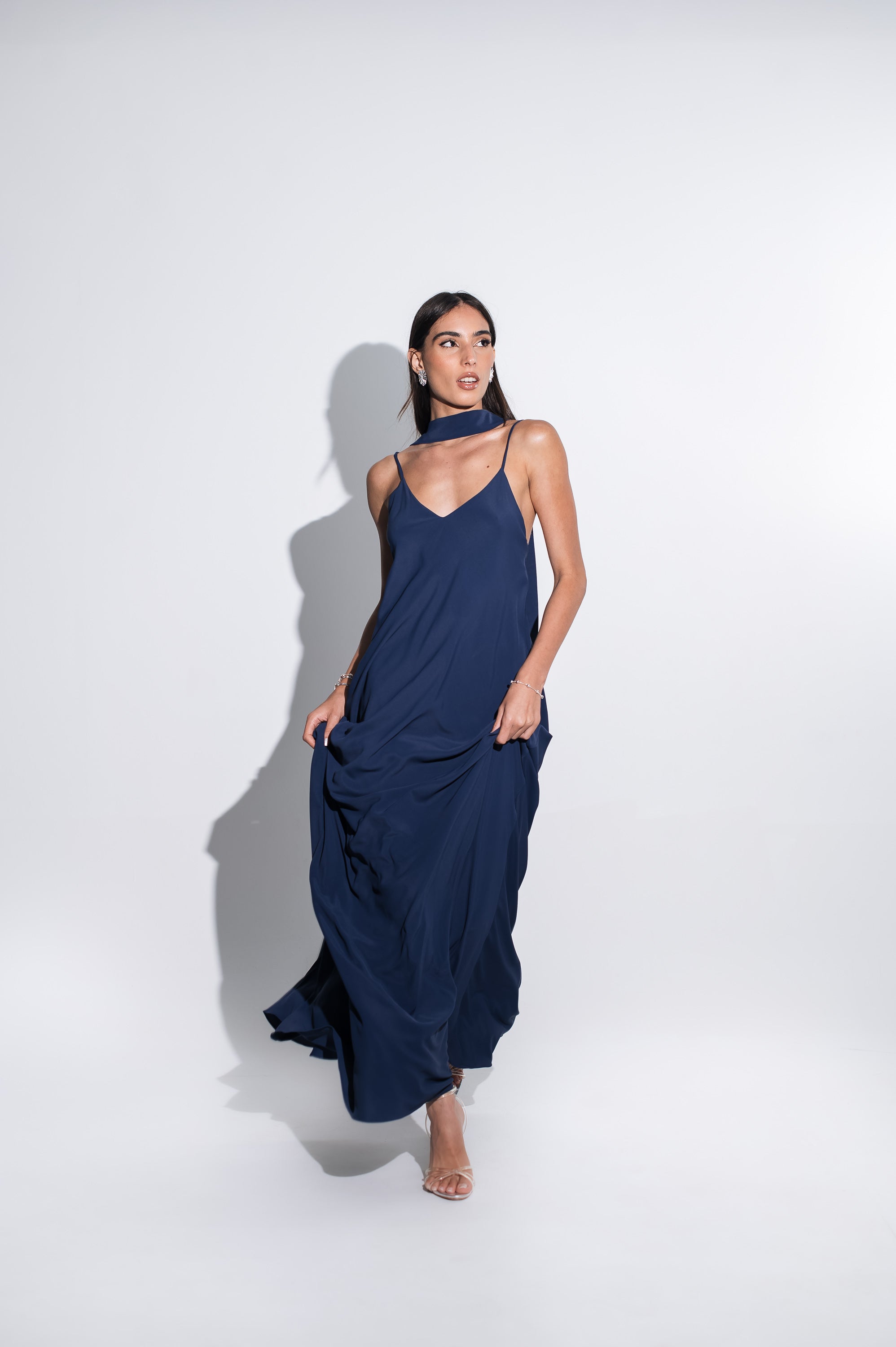 Vestido Longo Alcinha Lorena Marinho Saphir
