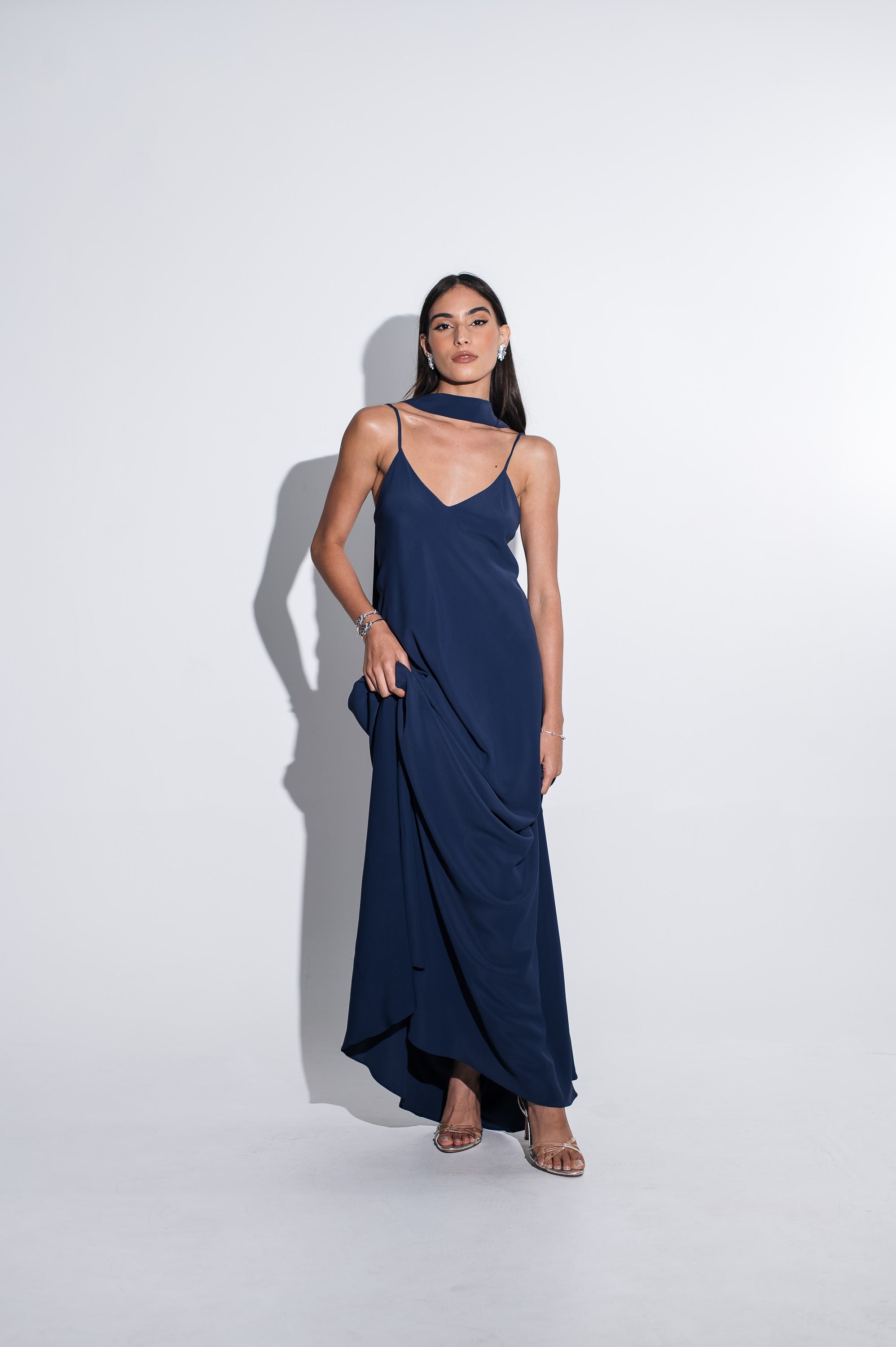 Vestido Longo Alcinha Lorena Marinho Saphir