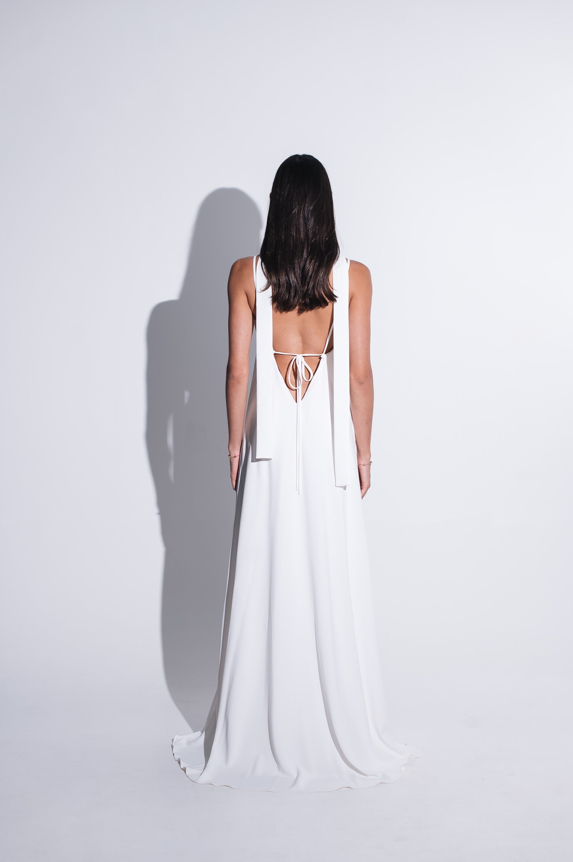 Vestido Longo Alcinha Lorena Off White Saphir