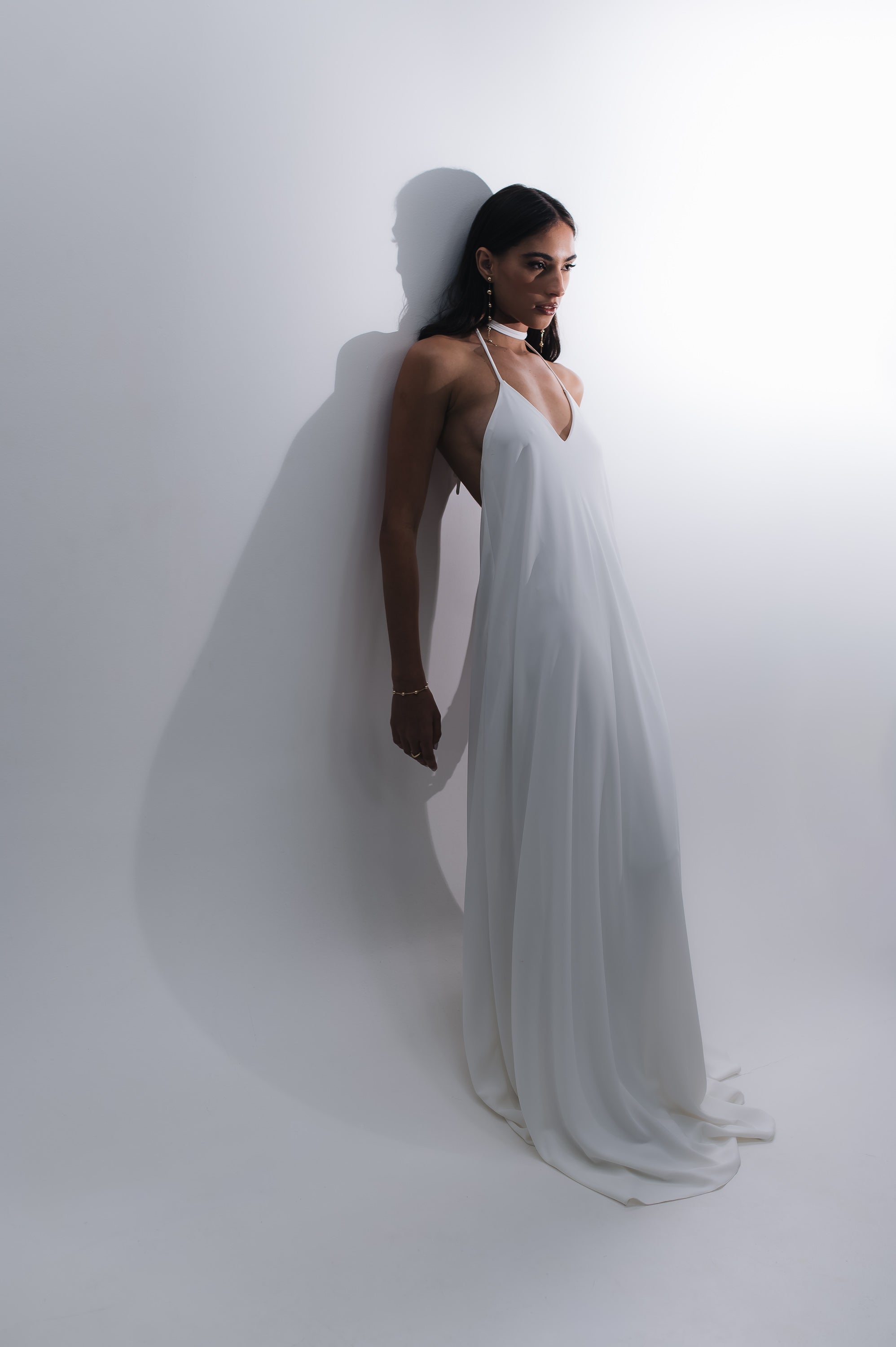 Vestido Longo Alcinha Lorena Off White Saphir