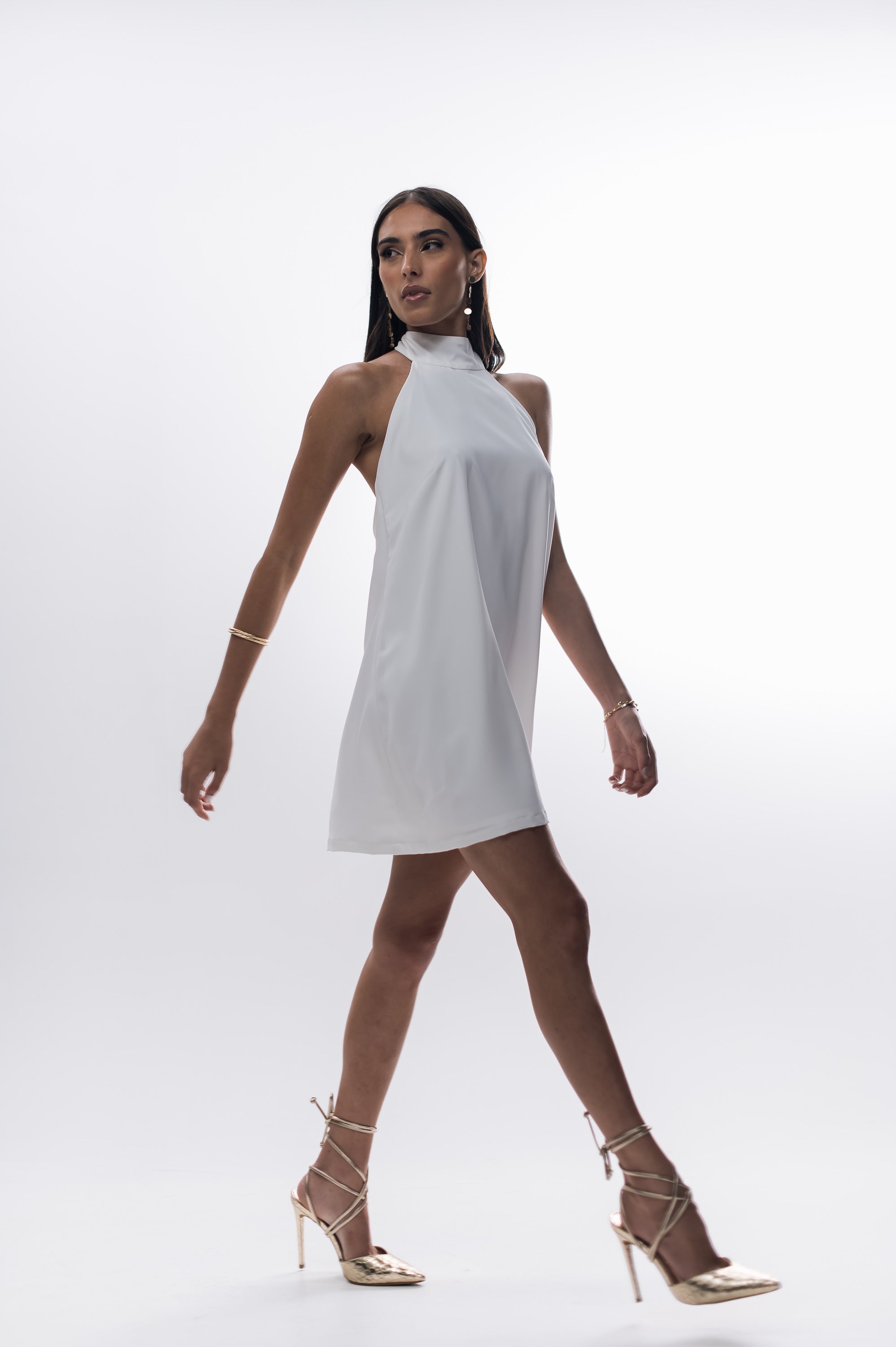 Vestido Frente Única Ísis Off White Saphir