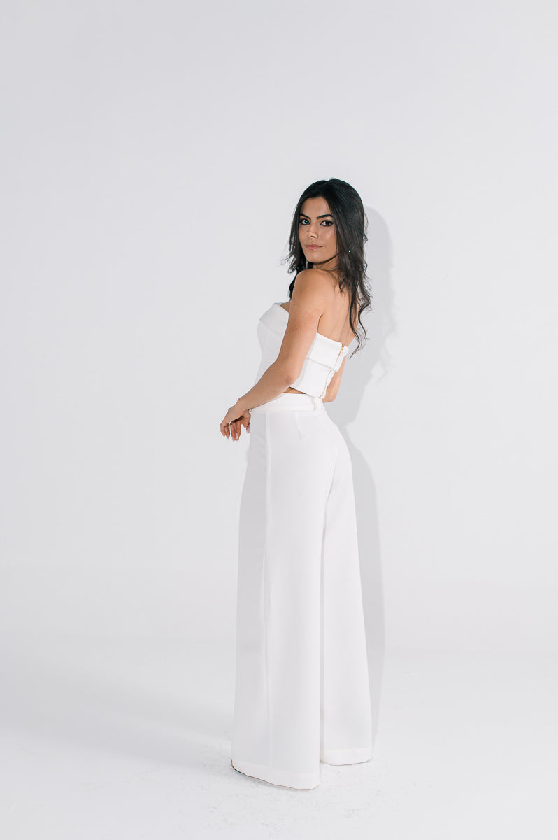 Corselet Feminino Cristal Off White Saphir